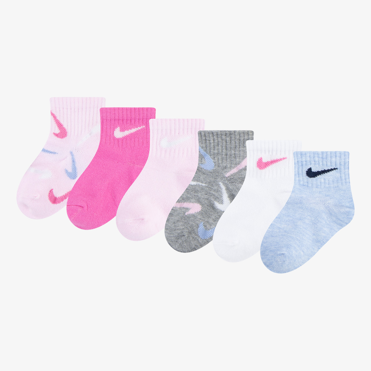 Nike Čarape NHN SWOOSHFETTI 6PK ANKLE SOCK-PAK 