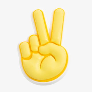 Crocs Ukras CROCS JIBBITZ / PEACE HAND SIGN 