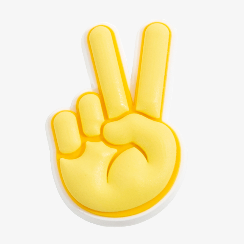 Crocs Ukras CROCS JIBBITZ / PEACE HAND SIGN 