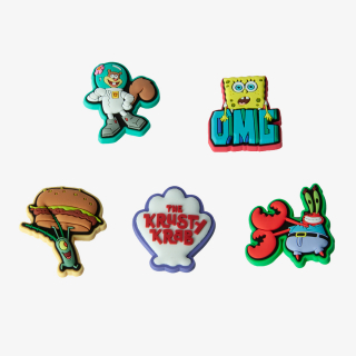 Crocs Stiker CROCS JIBBITZ / SPONGEBOB 5PCK 