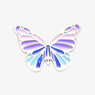 Crocs Ukras CROCS JIBBITZ / MULTI PURPLE BUTTERFLY 
