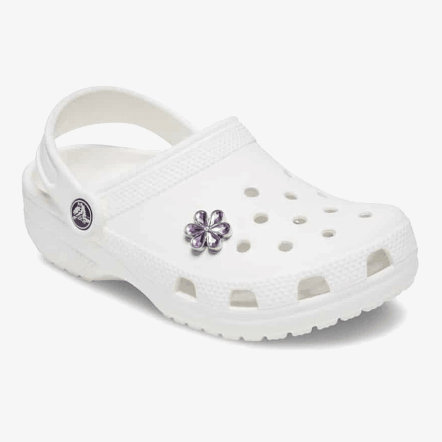 Crocs Stiker CROCS JIBBITZ / PURPLE BLINGED OUT DAISY 