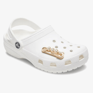 Crocs Ukras GOLD AND PEARL SAFETY PIN 
