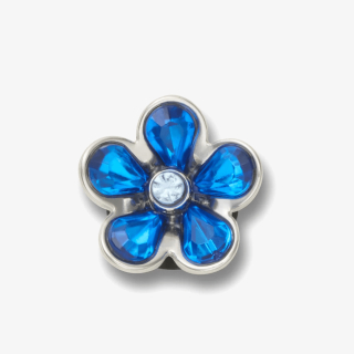 Crocs Ukras SILVER AND BLUE FLOWER 