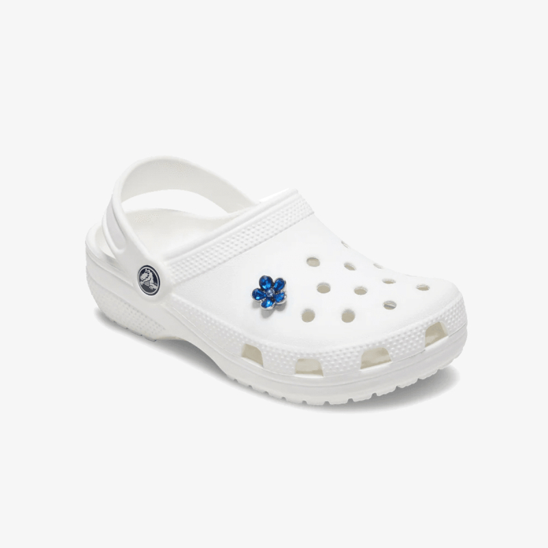 Crocs Ukras SILVER AND BLUE FLOWER 