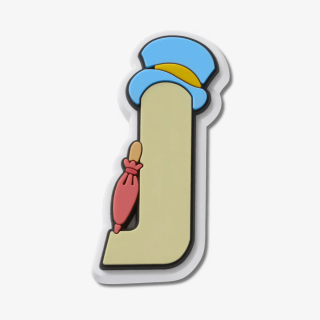 Crocs Ukras JIBBITZ /  DISNEY CHARACTER LETTER J 