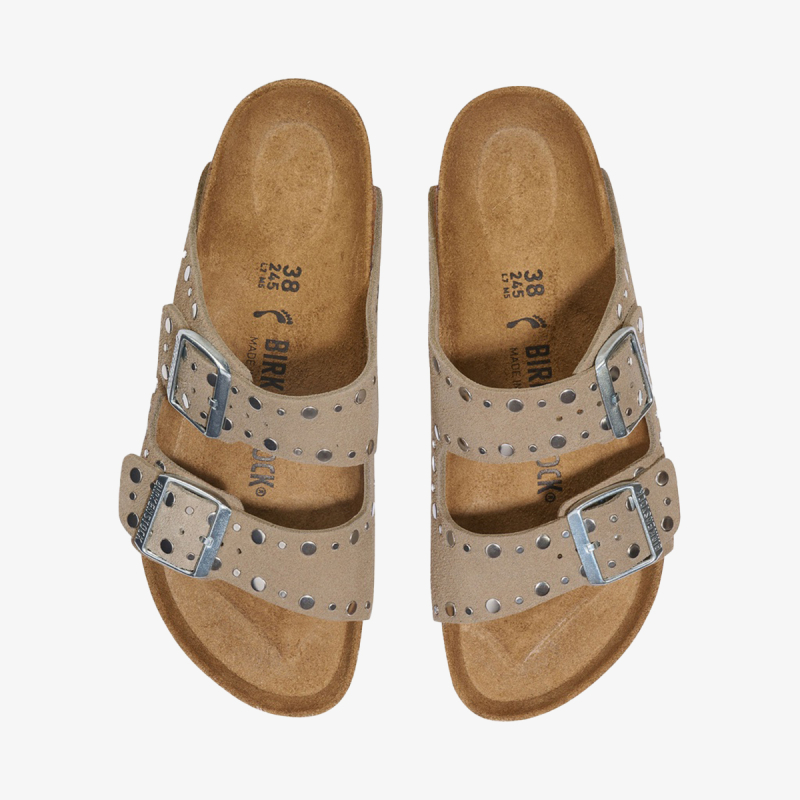 Birkenstock Papuče ARIZONA RIVET LEVE TAUPE 