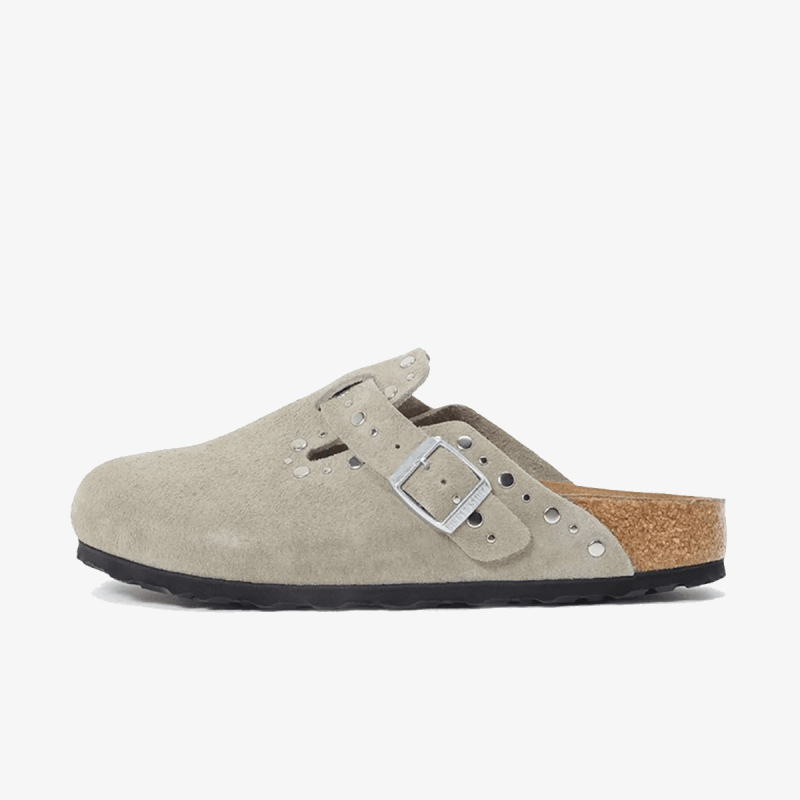 Birkenstock Papuče BOSTON RIVET LEVE TAUPE 