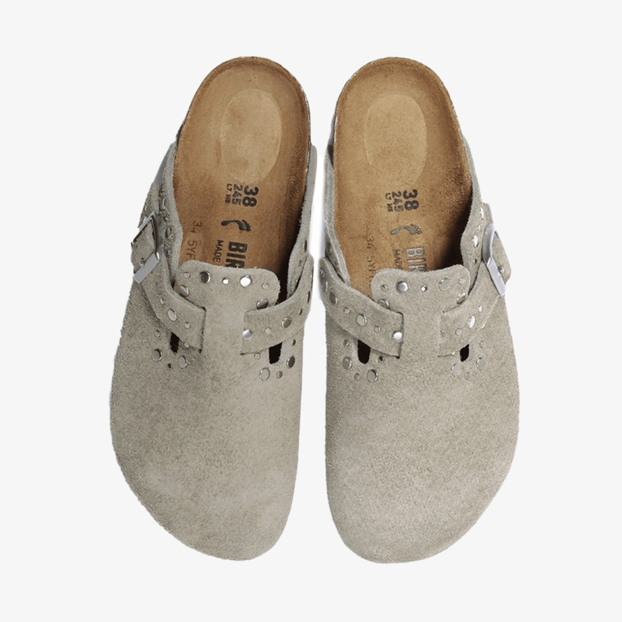 Birkenstock Papuče BOSTON RIVET LEVE TAUPE 