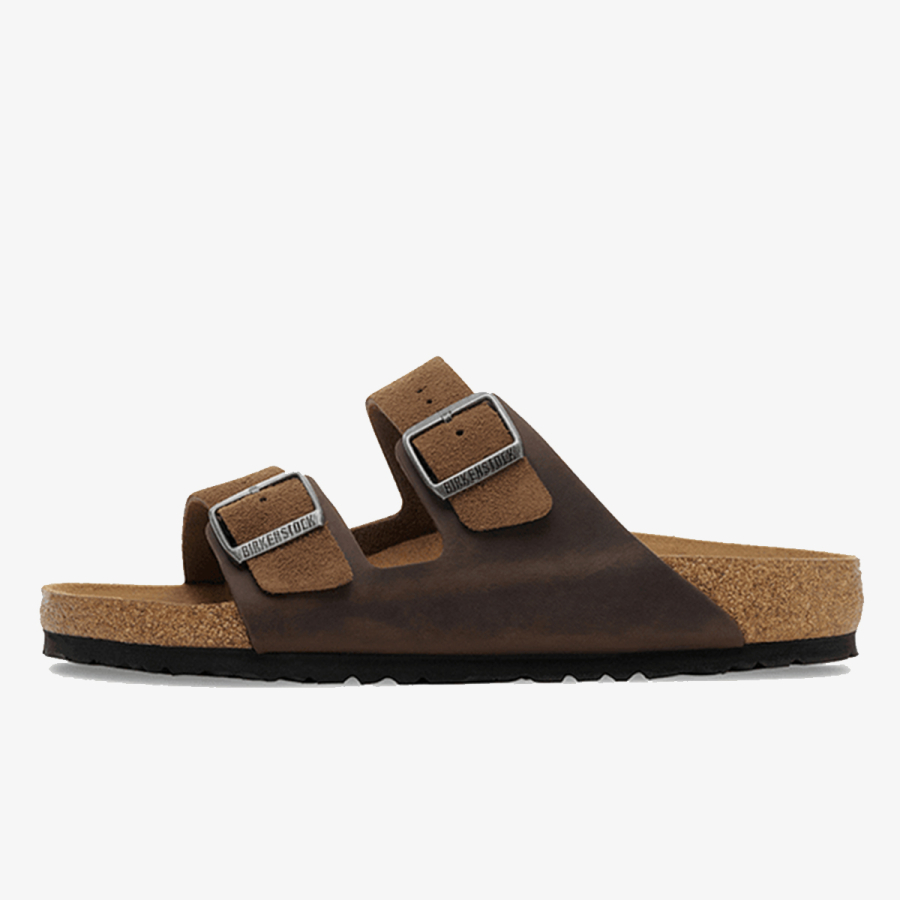 Birkenstock Papuče ARIZONA LEVE/LEOI DARK TEA 