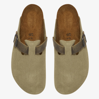 Birkenstock Papuče BOSTON LEVE/LEOI FADED KHAKI 