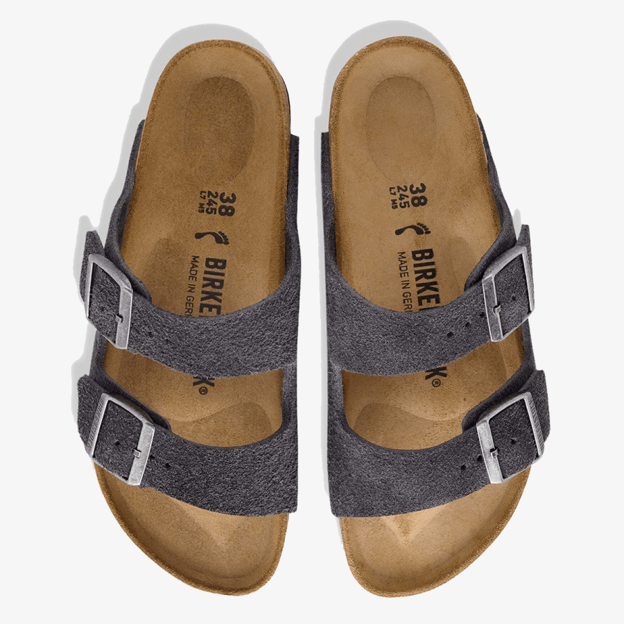Birkenstock Papuče ARIZONA LEVE CHARCOAL 