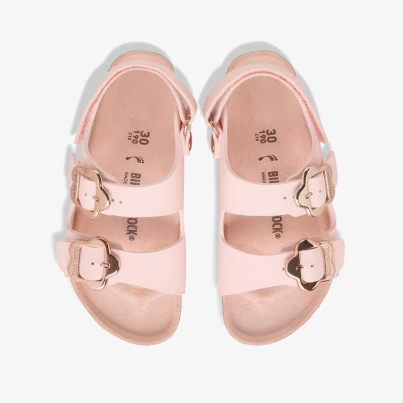 Birkenstock Sandale MILANO AS KIDS FLOWER B. BF L.ROSE TONAL 