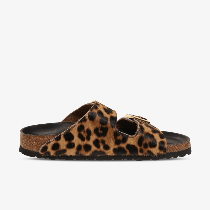 Birkenstock Papuče ARIZONA FUR LEO NATURAL HEX 