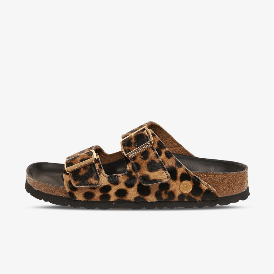 Birkenstock Papuče ARIZONA FUR LEO NATURAL HEX 