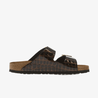 Birkenstock Papuče ARIZONA LENA EMBOSS ANIMAL BLACK 