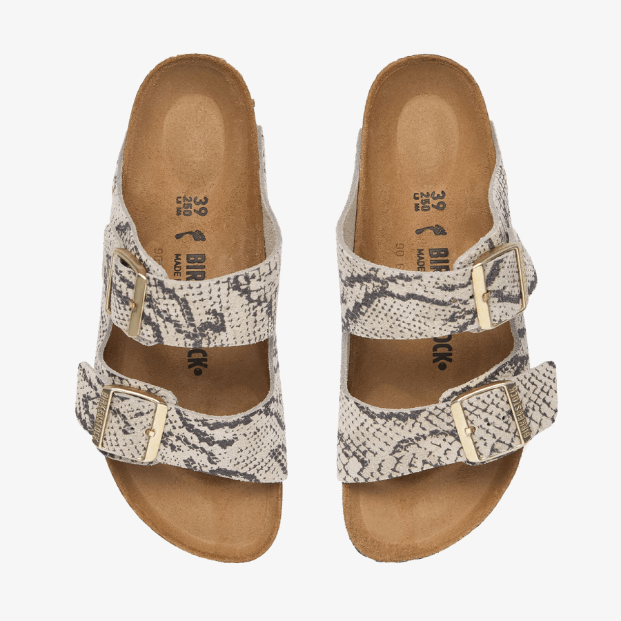 Birkenstock Papuče ARIZONA PRINT LEVE SNAKE OYSTER 