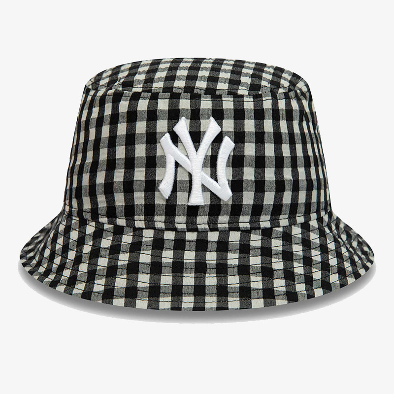 New Era Kapa WMNS GINGHAM TAPERED BUCKET NEYYAN BLK 