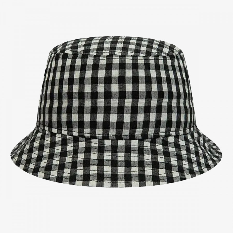 New Era Kapa WMNS GINGHAM TAPERED BUCKET NEYYAN BLK 