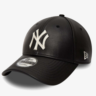 New Era Kačket MLB LEATHER 9FORTY NEYYAN  BLKOFW 