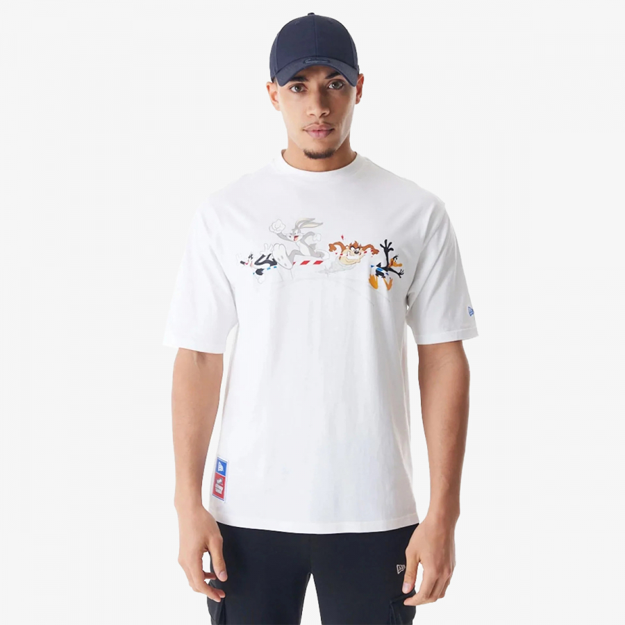 New Era Majica WB TEAM LT MULTI OS TEE LOONEY WHI 