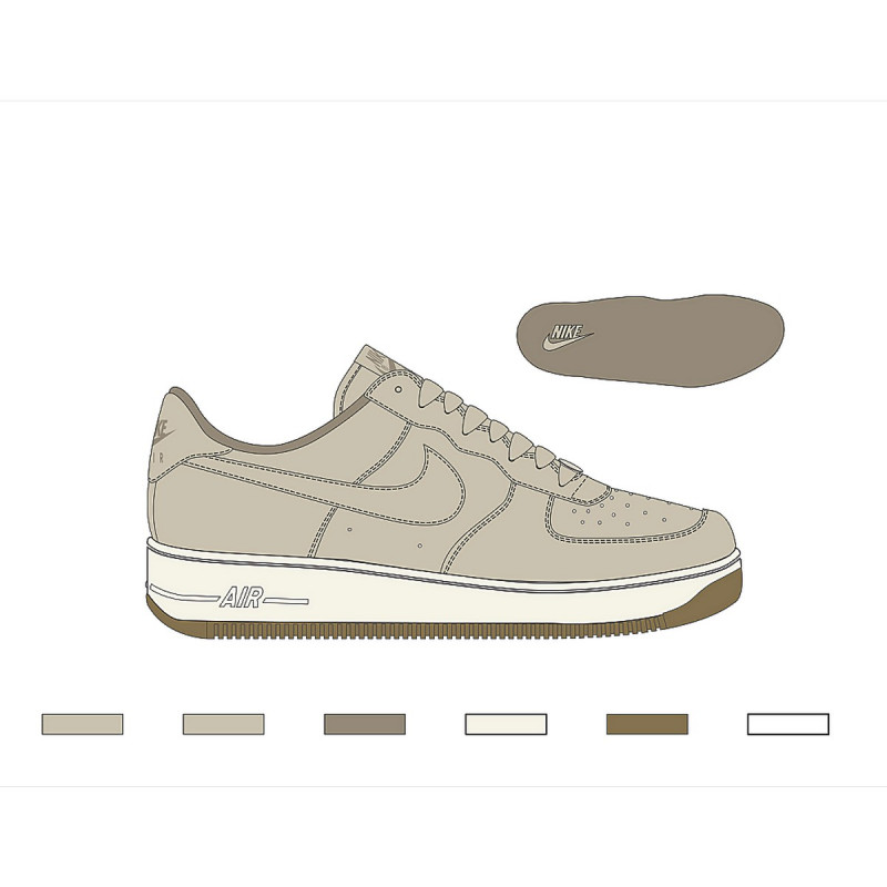 Nike Patike OBUCA-PATIKE-WOMENS NIKE AIR FORCE 1 07 PREMIUM SH 