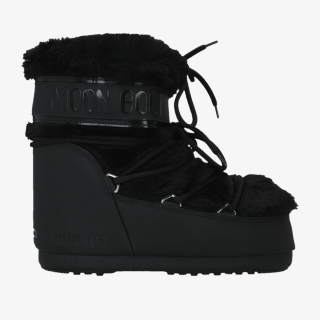 Moon Boot Čizme MB ICON LOW FAUX FUR BLACK 