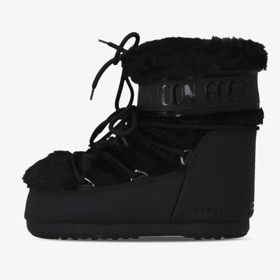 Moon Boot Čizme MB ICON LOW FAUX FUR BLACK 