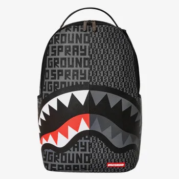 SPRAYGROUND Ranac SPLIT INFINITY CHECK IN GREY BACKPACK 