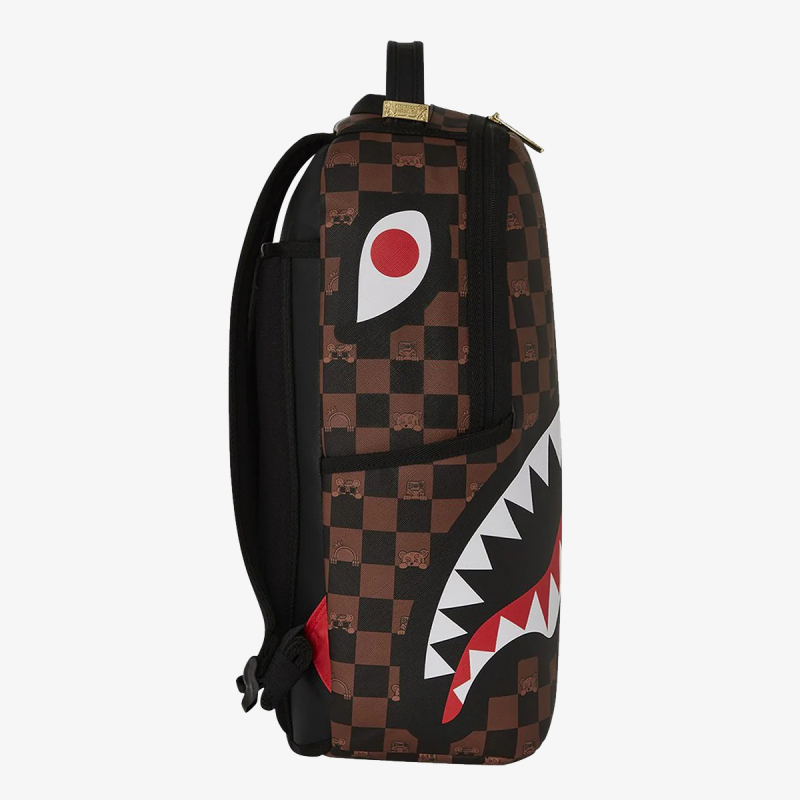 Sprayground Ranac PEEKING CHARACTER CHECK BACKPACK 