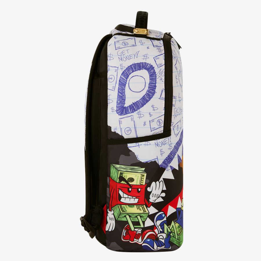 Sprayground Ranac MEAN MONEY COLLAGE BACKPACK 