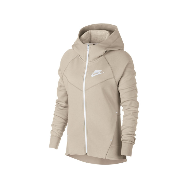 nike dukserica w nsw tch flc wr hoodie fz