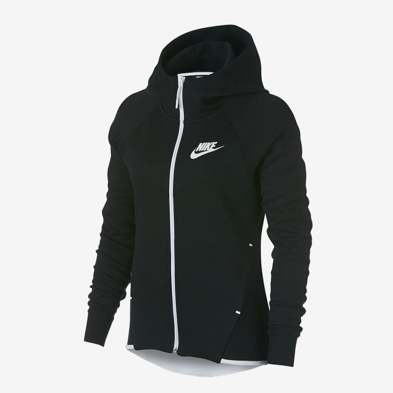 nike dukserica w nsw tch flc wr hoodie fz