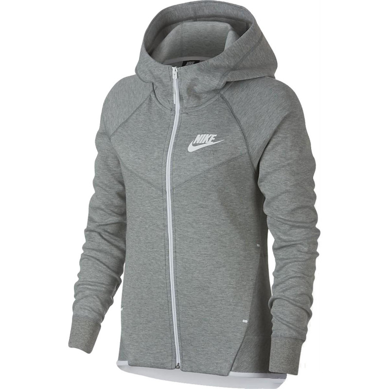 nike dukserica w nsw tch flc wr hoodie fz