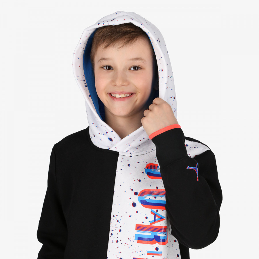 Nike Dukserica JDB SPACE GLITCH FLEECE PO 