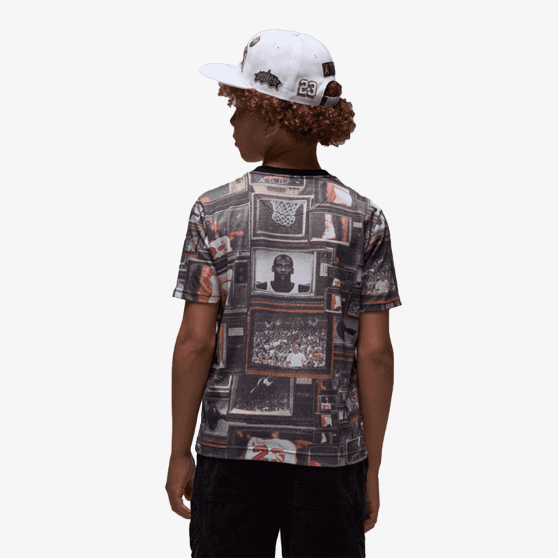 Nike Proizvodi JDB MJ FLT ESS AOP SS TEE 