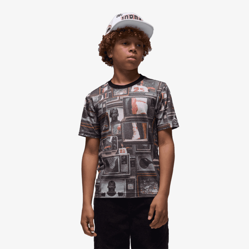 Nike Proizvodi JDB MJ FLT ESS AOP SS TEE 