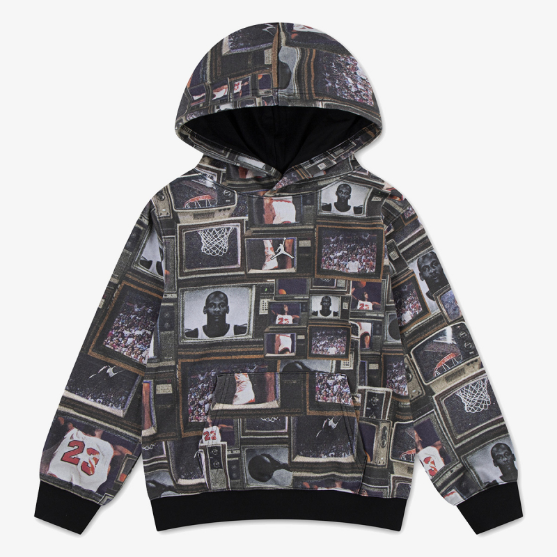 Nike Dukserica JDB MJ BRKLYN AOP FT PO 