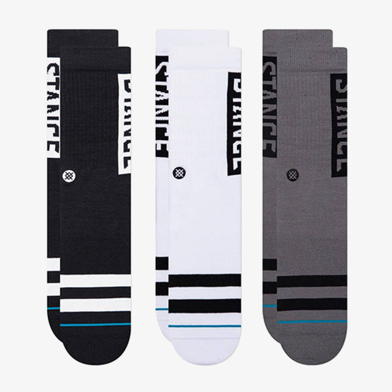 Stance Čarape A556C20OG3-BLW STANCE OG 3 PACK BLACKWHI-PAK 