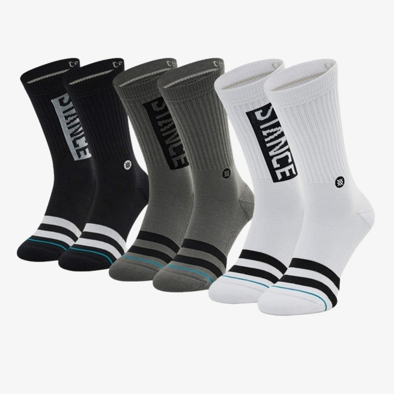 Stance Čarape A556C20OG3-BLW STANCE OG 3 PACK BLACKWHI-PAK 