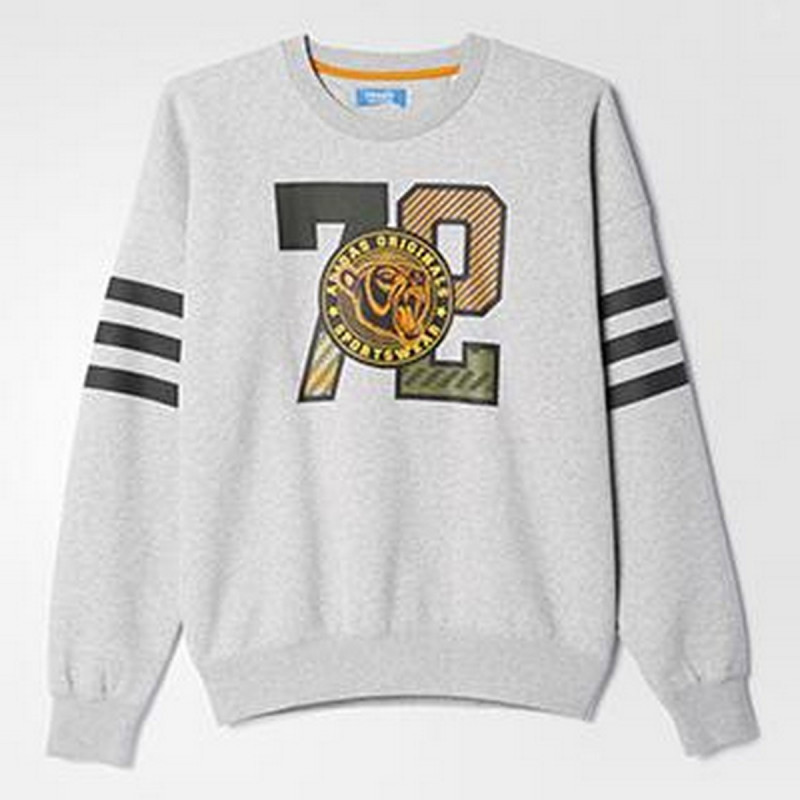 adidas Dukserica ODJECA-DUKS-MAD PLAID CREW 