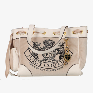 Juicy Couture Torba DAYDREAMER L. DOUBLE HAND COTTON/ PU SAN 