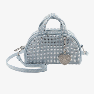 Juicy Couture Torba FIREFLIES S. BOWLING Pamuk BLU DENIM 