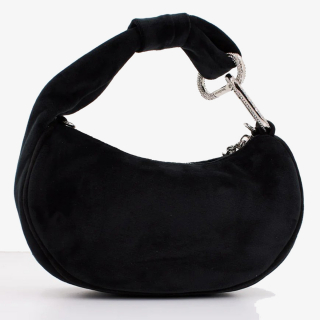 Juicy Couture Torbica BLOSSOM SMALL HOBO BAG POLYESTER BLACK 