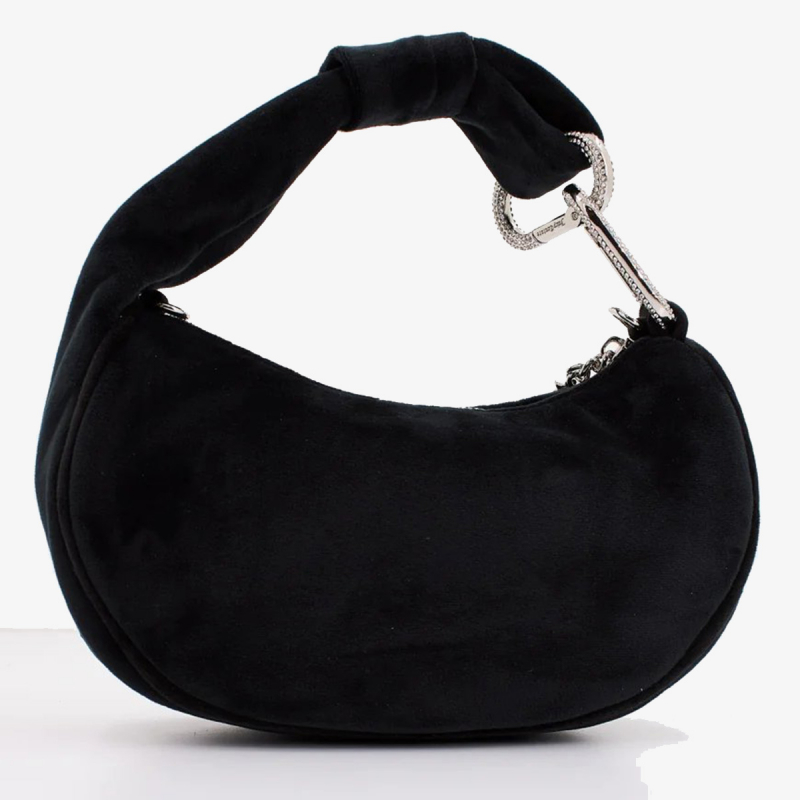 Juicy Couture Torbica BLOSSOM SMALL HOBO BAG POLYESTER BLACK 