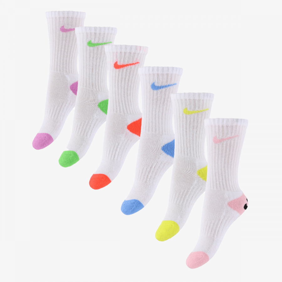 Nike Čarape NHN 6PK NIKE SMILEY CREW-PAK 