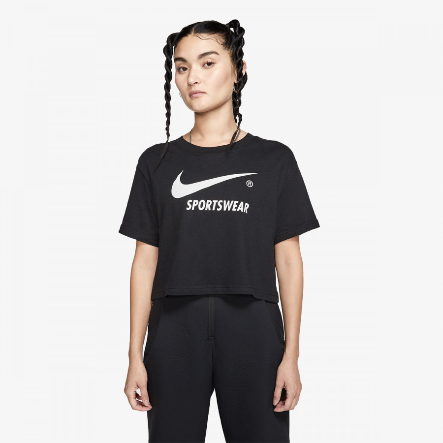 Nike Majica ODJECA MAJICA W NSW TEE SWOOSH SW LOGO CROP 