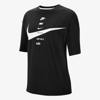 Nike Šorc ODJECA MAJICA W NSW SWSH TOP SS 