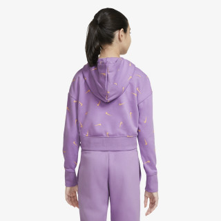 Nike Dukserica ODJECA DUKS G NSW CROP HOODIE AOP 