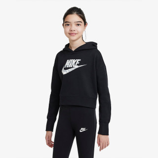 Nike Proizvodi G NSW CROP HOODIE FILL 